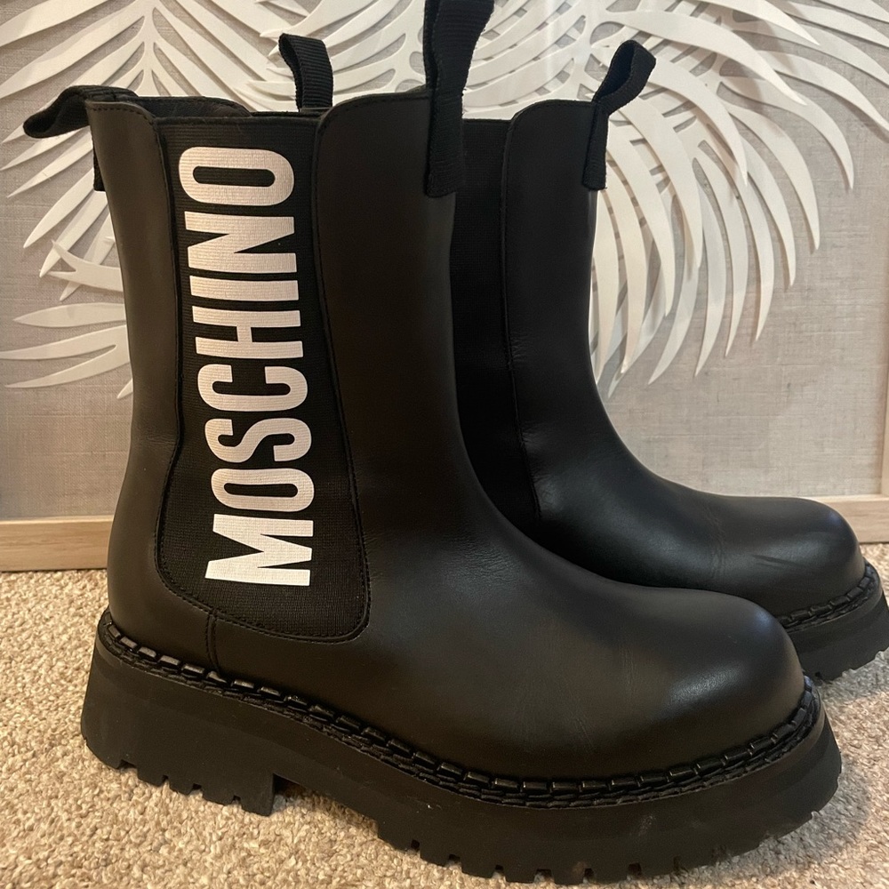Moschino Boots - Size 38 (USA 7-7.5) Great Condition!